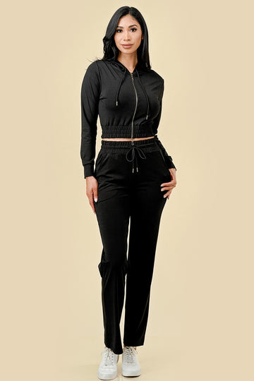 Zip Up Hoody and Pant Set