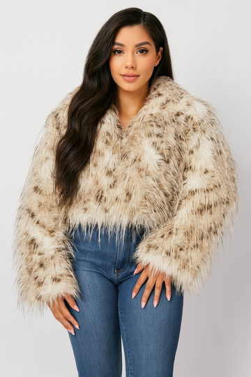 Short Fux Fur Jacket
