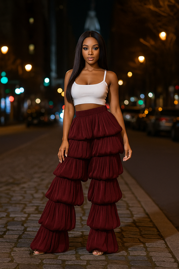 Tiered Flair Pants