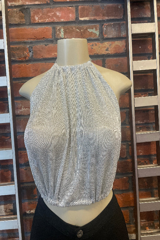 Chainmail Open Back Halter Top