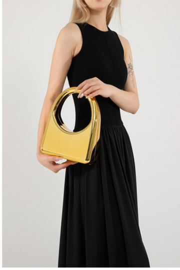 Reflective Metallic Acrylic Purse