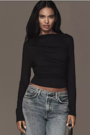 Ruched L/S Top