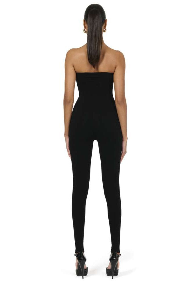 Solid Tube Jumpsuit FASHION LOVE