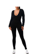 Seamless Deep V Neck Jumpsuit ANN'S TRADING CO