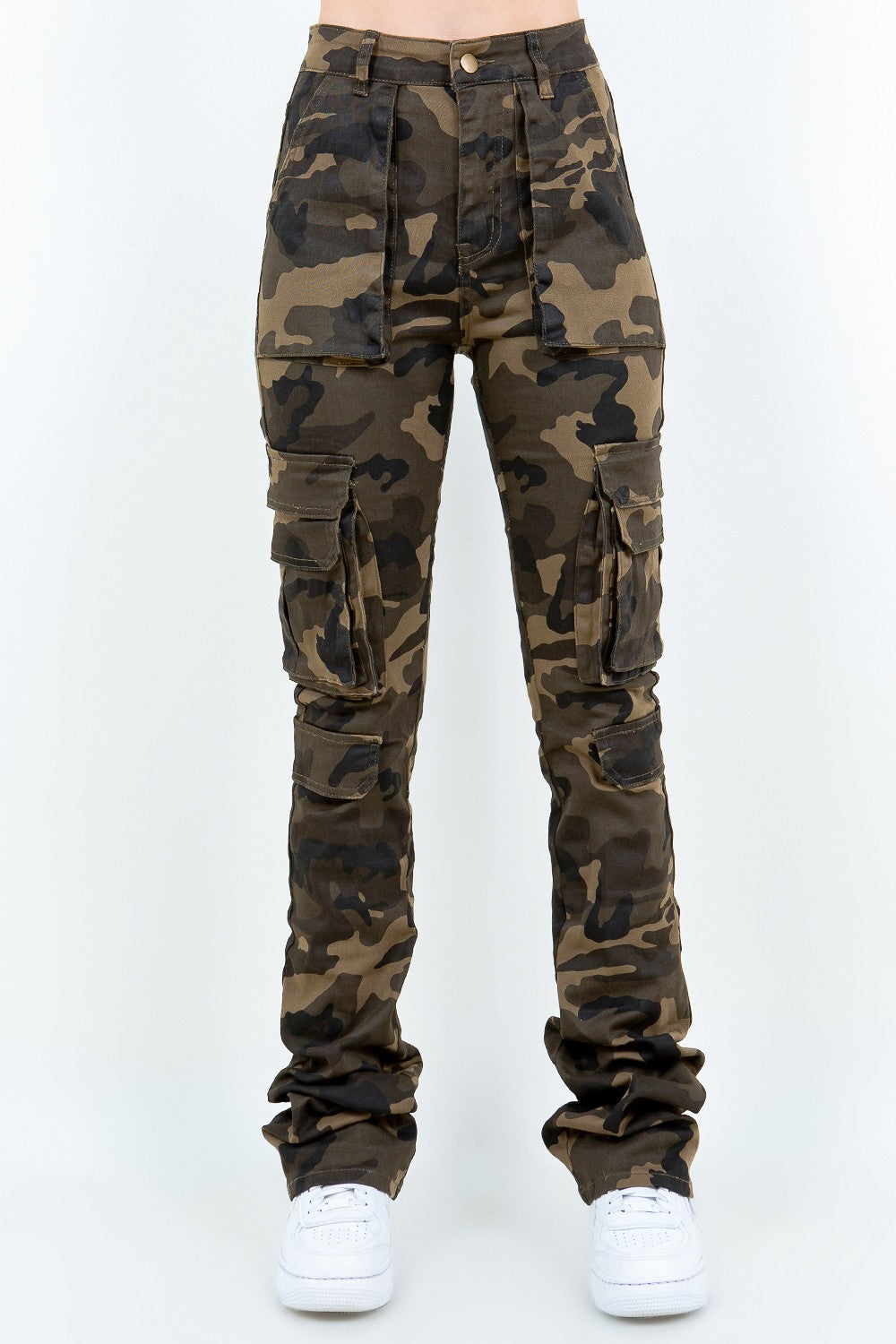 Stacked Cargo Pants