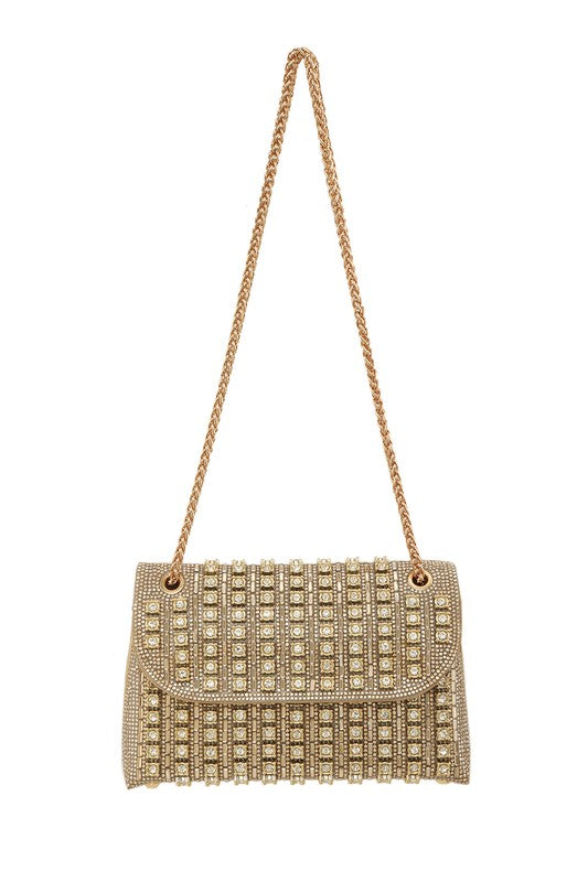 Sparkling Rhinestone Crossbody Bag