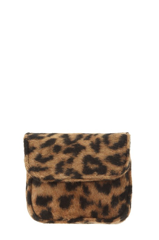 Mini Animal Fur Crossbody Bag