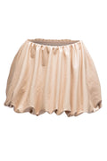 PU Leather Bubble Mini Skirt K TOO