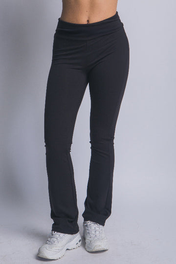High Waisted Foldover Waistband Leggings