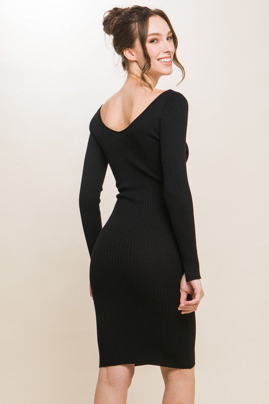 Knit Midi Dress STYLE MELODY, INC