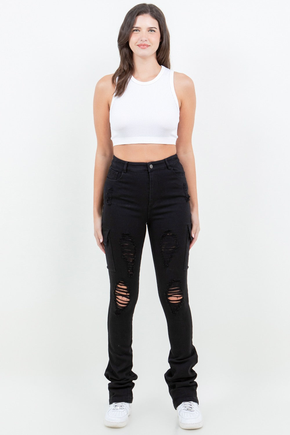 Cargo Ripped Pants
