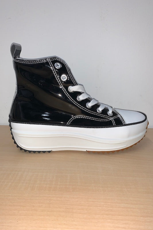 High Rise PU Sneaker GOLDEN ROAD TRADING INC