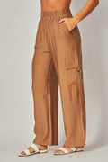 Linen Cargo Pants LOVE POEM