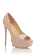 Peep Square Toe Platform Heel Shoe OLI J INC