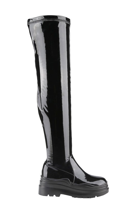 Lug Sole Thigh High Boots WEEBOO INTERNATIONAL INC.