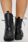 Lace up Combat Booties LEGEND FOOTWER INC