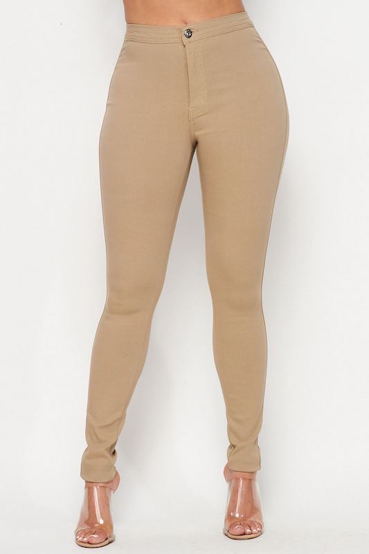 Super Stretch Classic High Waisted Pants JC & JQ INC