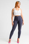 Super Stretch Classic High Waisted Pants JC & JQ INC