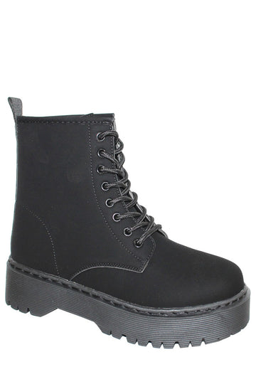 Low Chunky Ankle Booties SHOE MAGNATE INC