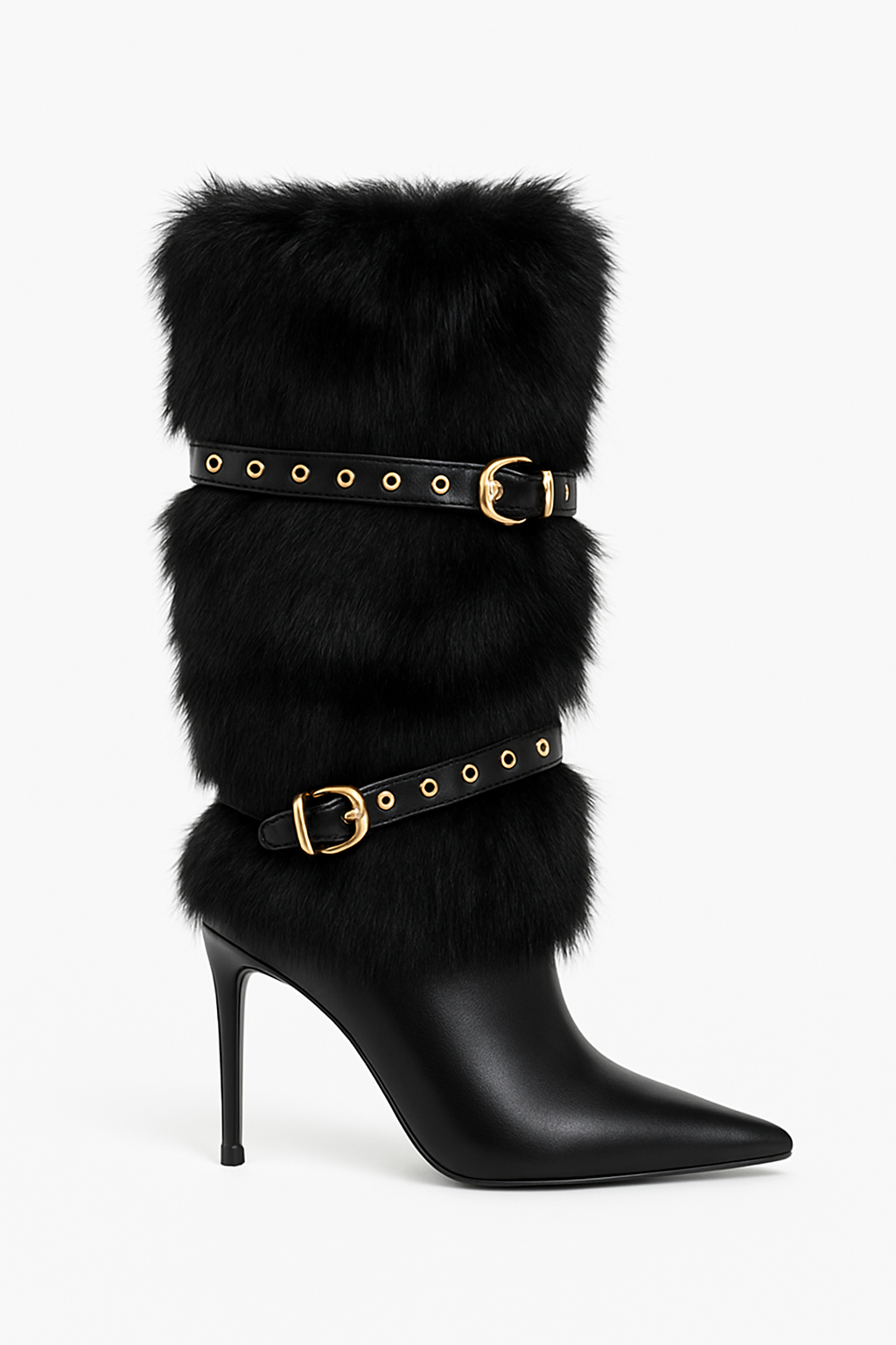 Fur Luxe Buckle Boot