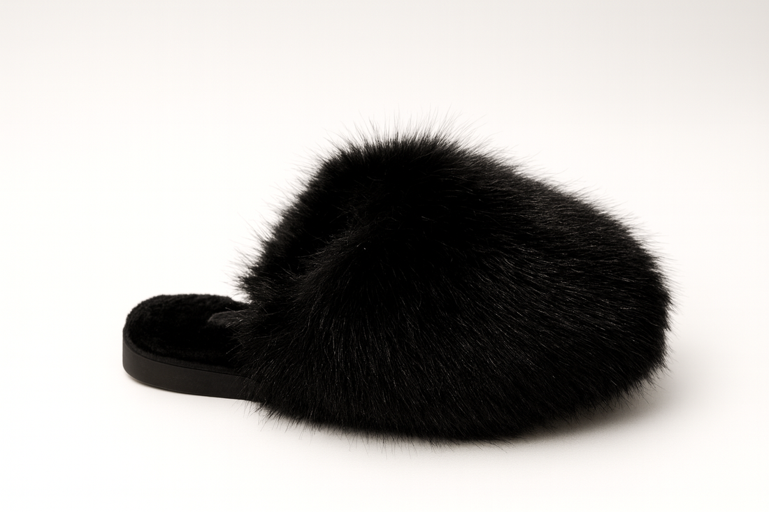Fluffly Sandal Slide