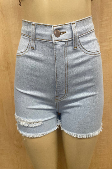 Slightly Destroyed Jean Short