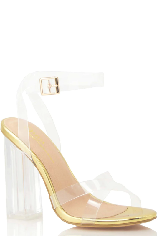 Chunky Lucite Heel OLI J INC