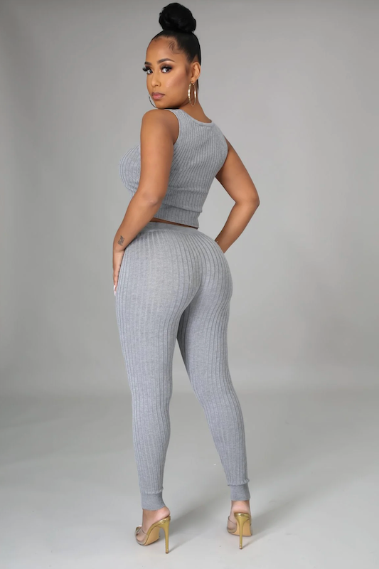 Sleeveless Crop Top And Leggings Sets DAISY