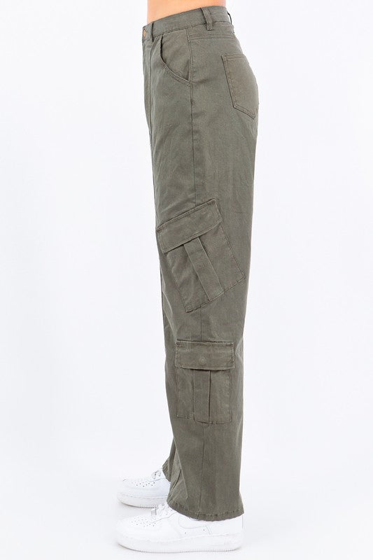 Multi Pocket Cargo Pants AMERICAN BAZI