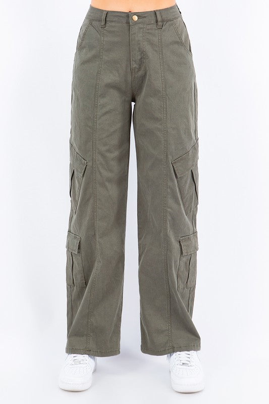 Multi Pocket Cargo Pants AMERICAN BAZI