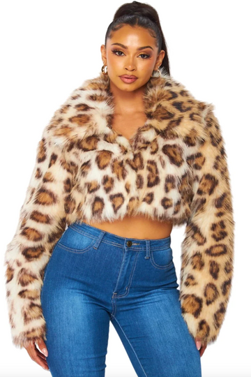 Fur Leopard Jacket