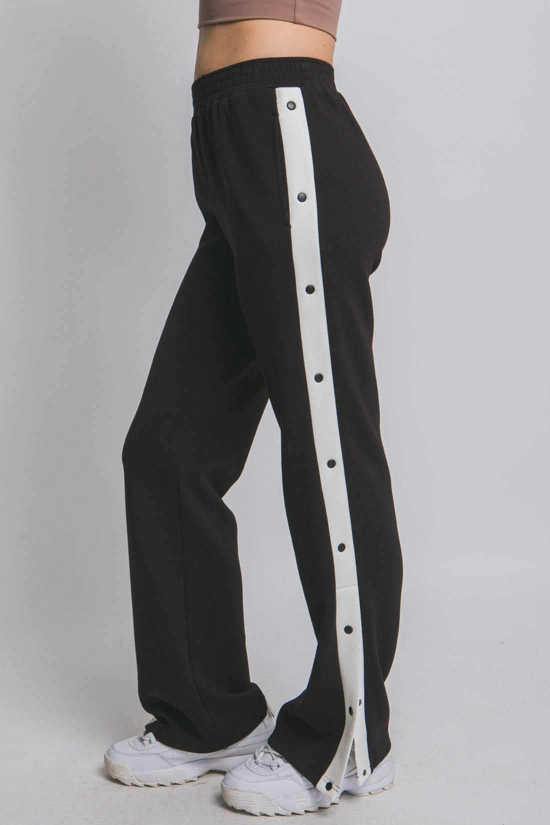 Side-snap Track Pants