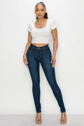 High Rise Skinny 2 Pocket Jeans ENCORE JEANS.CORP