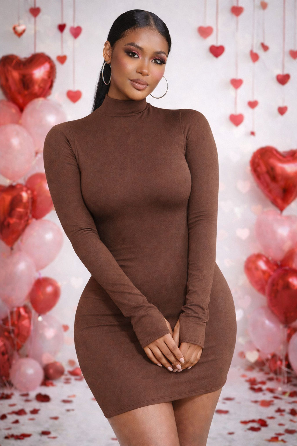 Long Sleeve Mini Dress 