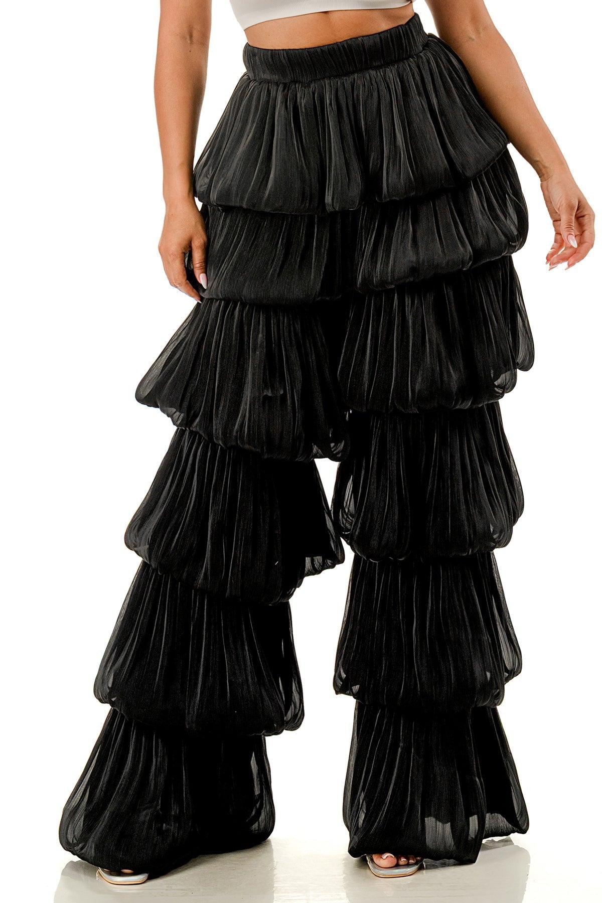 Tiered Flair Pants