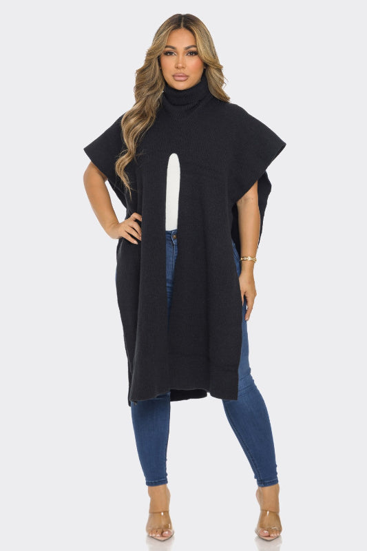 Mock Neck Sweater Top