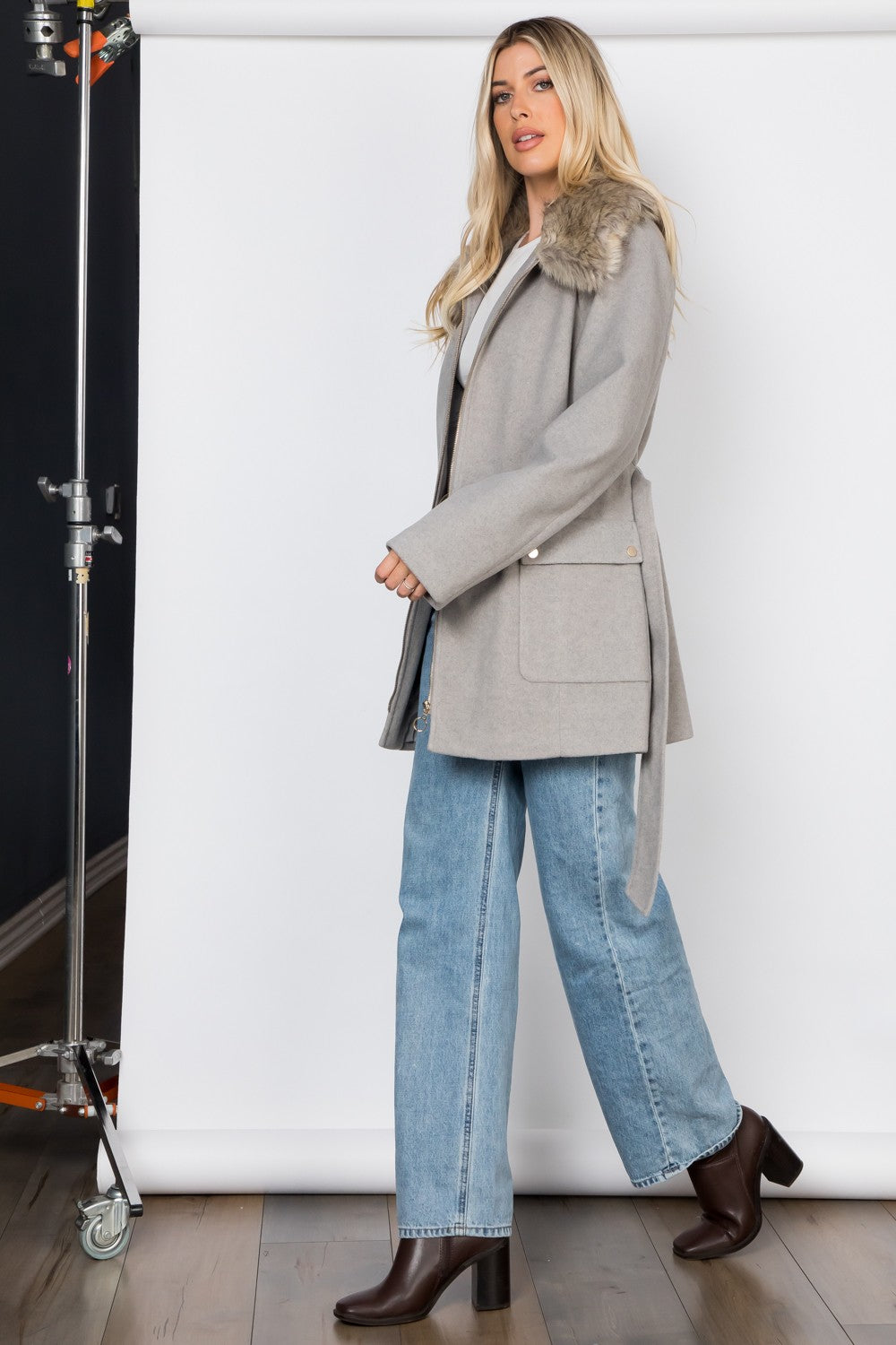Fur Trim Jacket