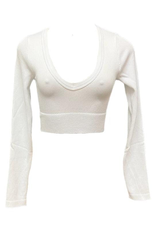 Long Sleeve Top V Neck EHL IMPORTS