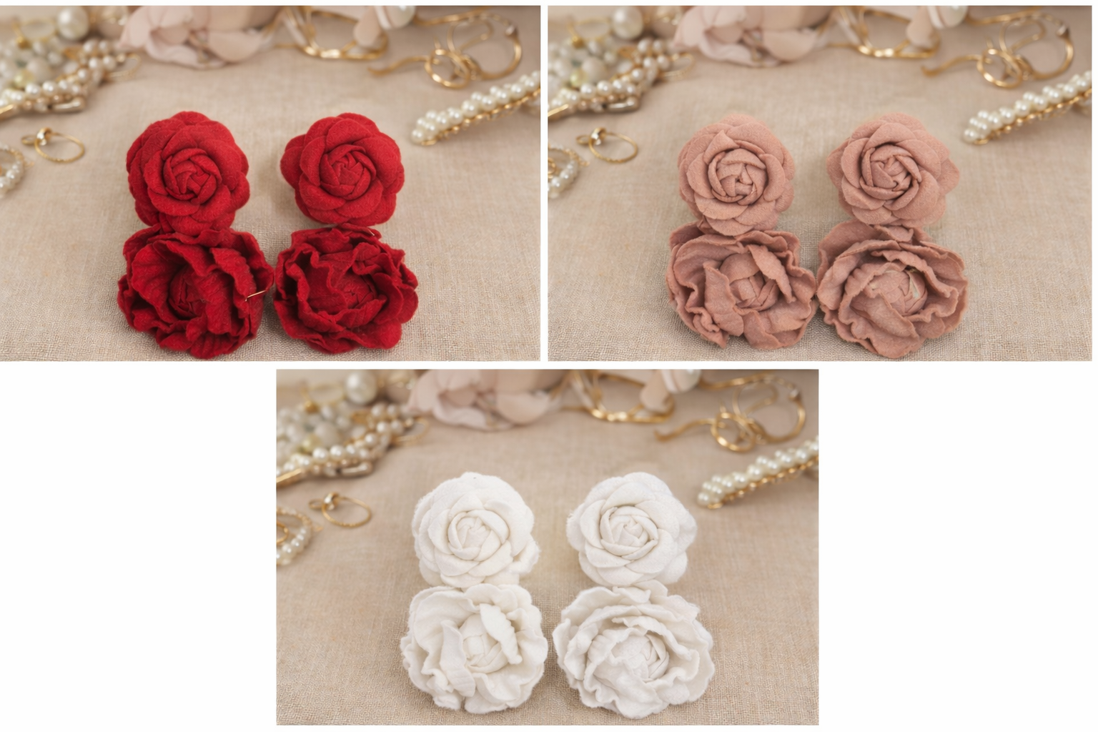 Unleash your bold side with these striking Blooming Rose Earrings—a fearless statement piece 