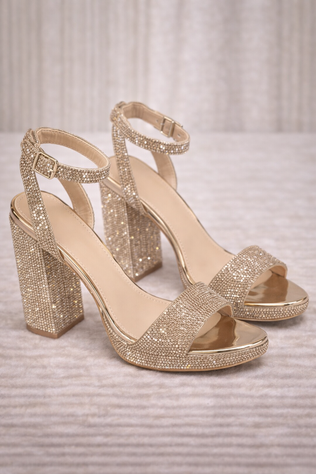 Elevate your stride with the Starlight Platform Heel—a bold statement piece that commands attention