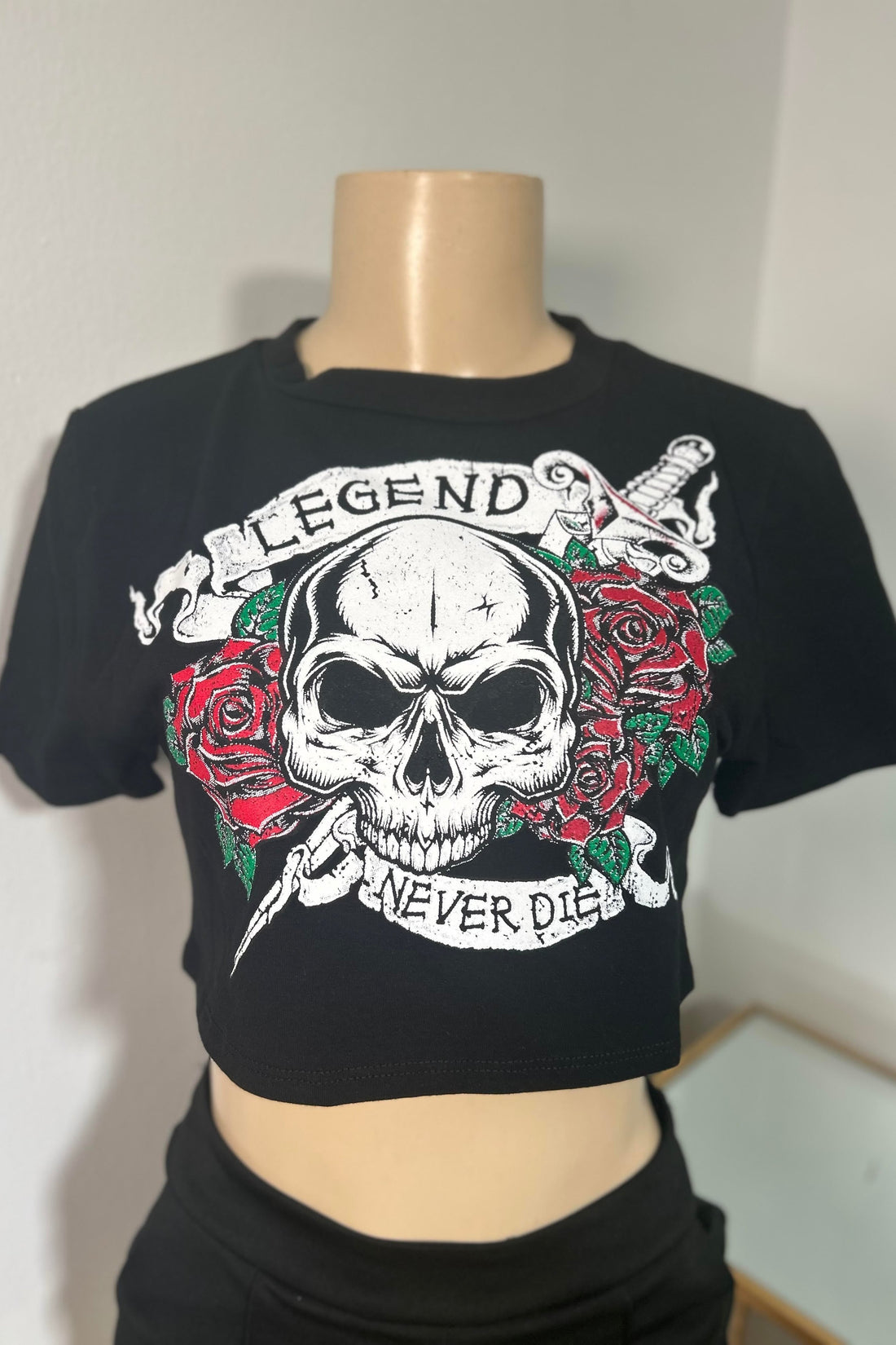 "Legends Never Die" Graphic Top